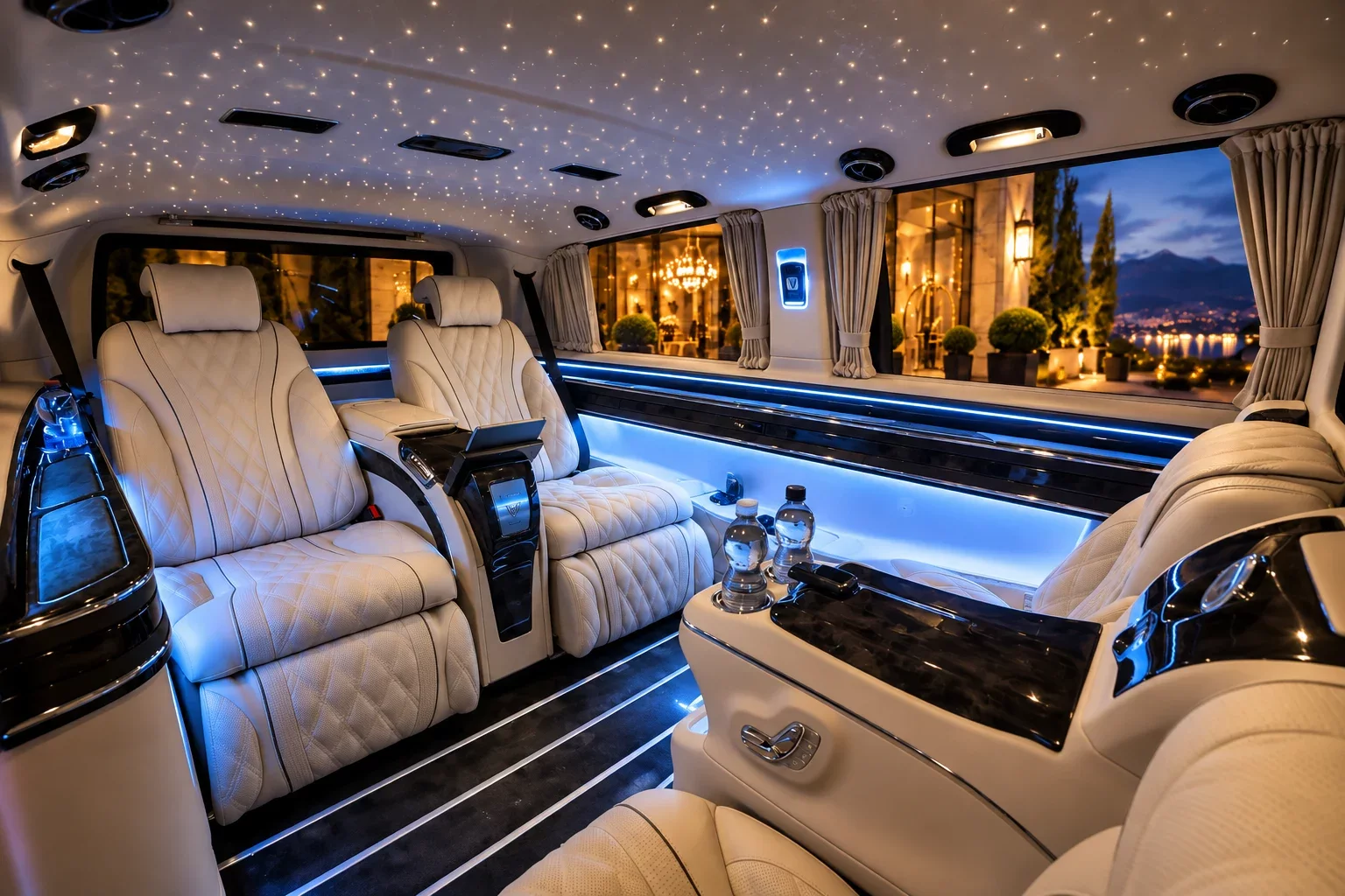 Aperçu intérieur de la Mercedes V-Class