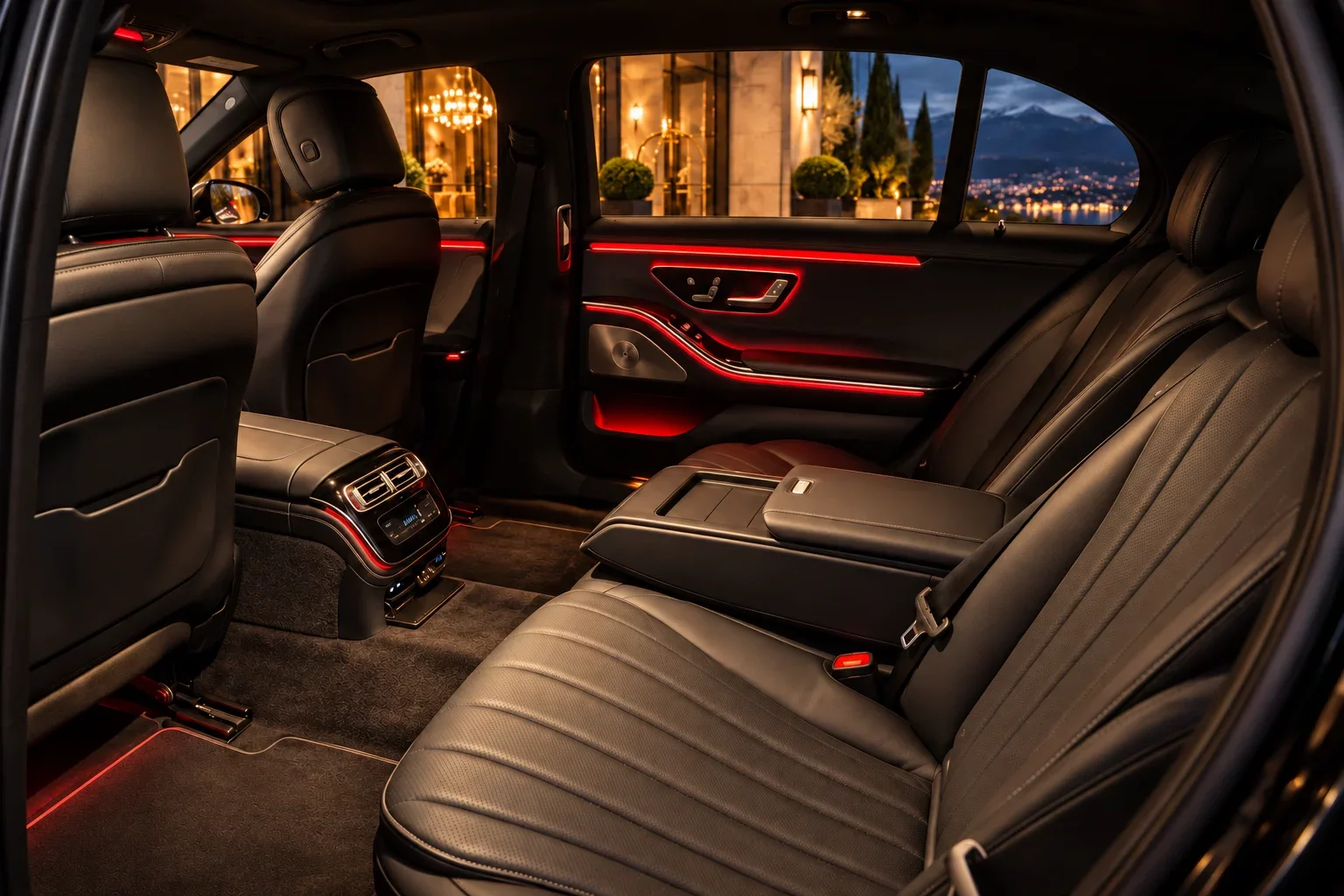 Aperçu intérieur de la Mercedes-Maybach