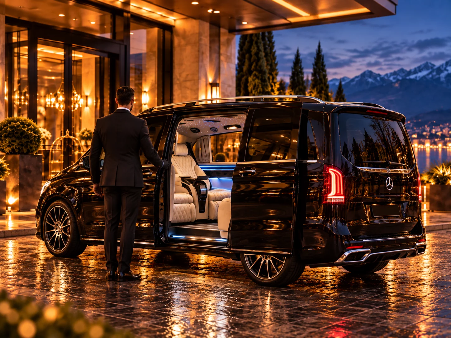 Van premium avec chauffeur pour familles et groupes