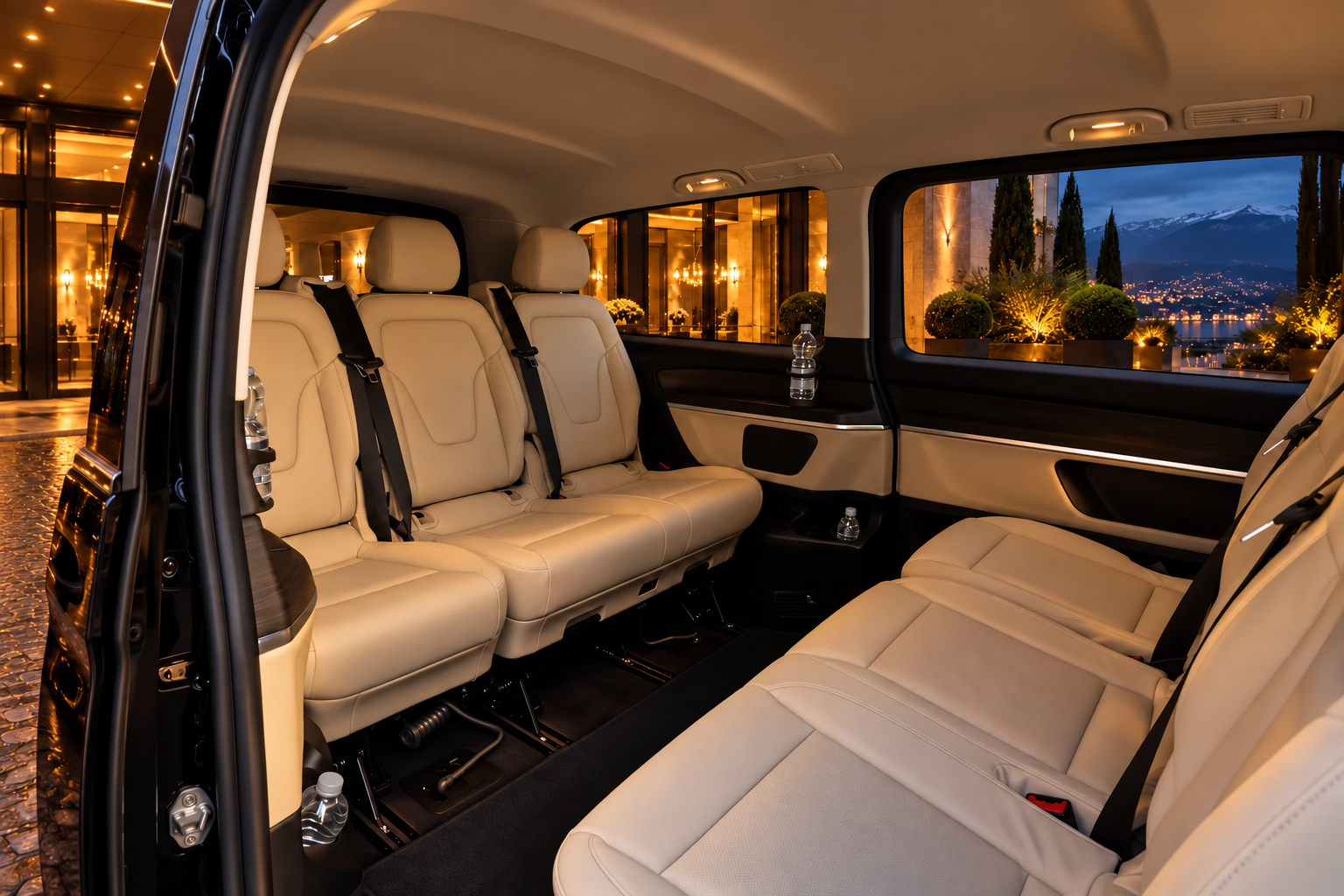 Aperçu intérieur du van premium